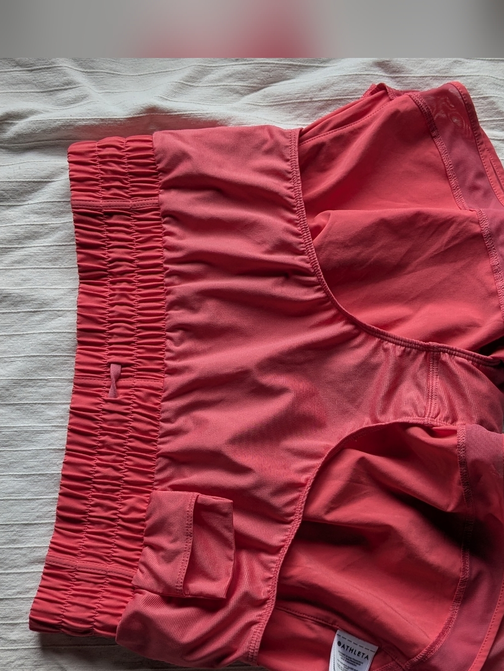Athleta Shorts High Rise Rise Mesh Racer 3" - Picture 7 of 10